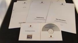 Porsche Cayman S 2005 - Press information set with CD
