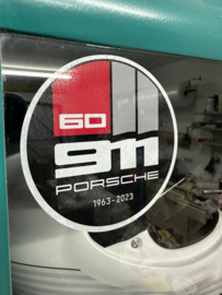 Porsche 60 jaar 911 raamsticker - 1963-2023