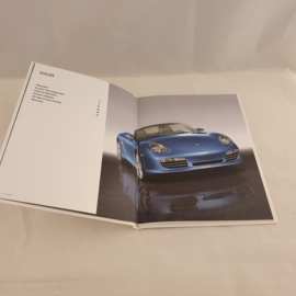 Porsche Exclusive Boxster hardcover brochure 2007 - DE WVK61191008