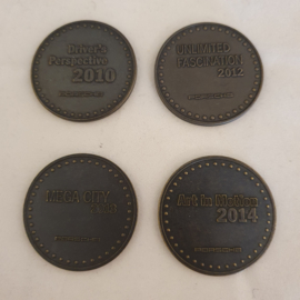 Porsche Christophorus Calendar Collectible Coins