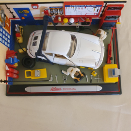 Porsche 356 Diorama Maßstab 1:43 - Schuco 27032