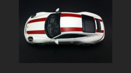 Porsche 911 (991.2) R White wit red striping