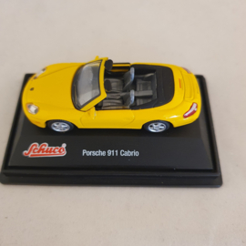 Porsche 911 996 Cabrio modelauto schaal 1:72