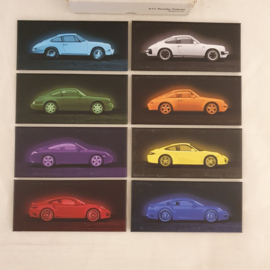 Porsche 911 - Magnet set 8 generations