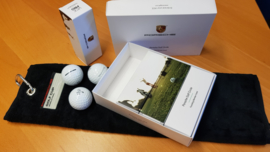 Porsche Golf Circle Vice Pro ballen (12 stuks) met Porsche Golf handdoek