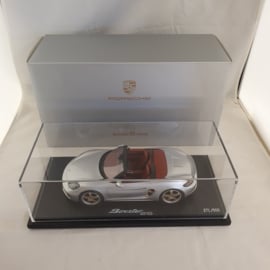 Porsche Boxster 25 jaar editie GT Zilver 1:18 Spark - WAP0212020NB25