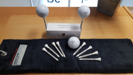 Porsche Golf Tee + Porsche Golf Towel + Set Porsche Golf Balls