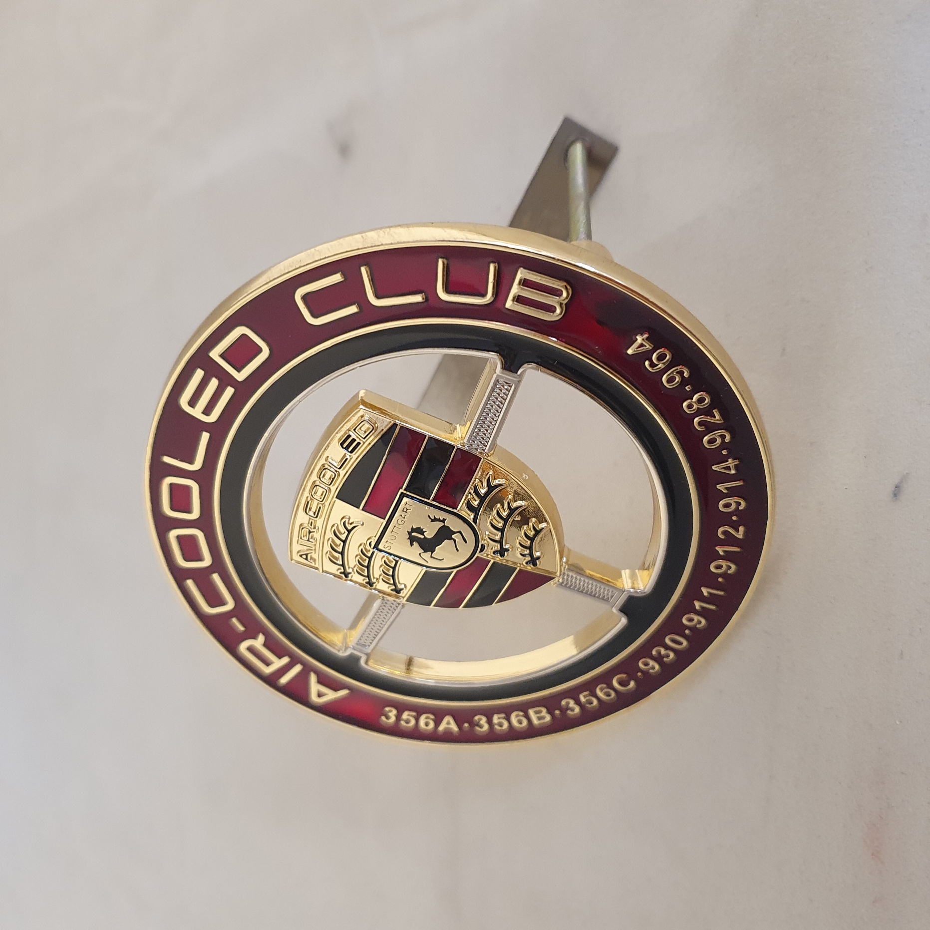 Grillplakette - Porsche Air-Cooled Club