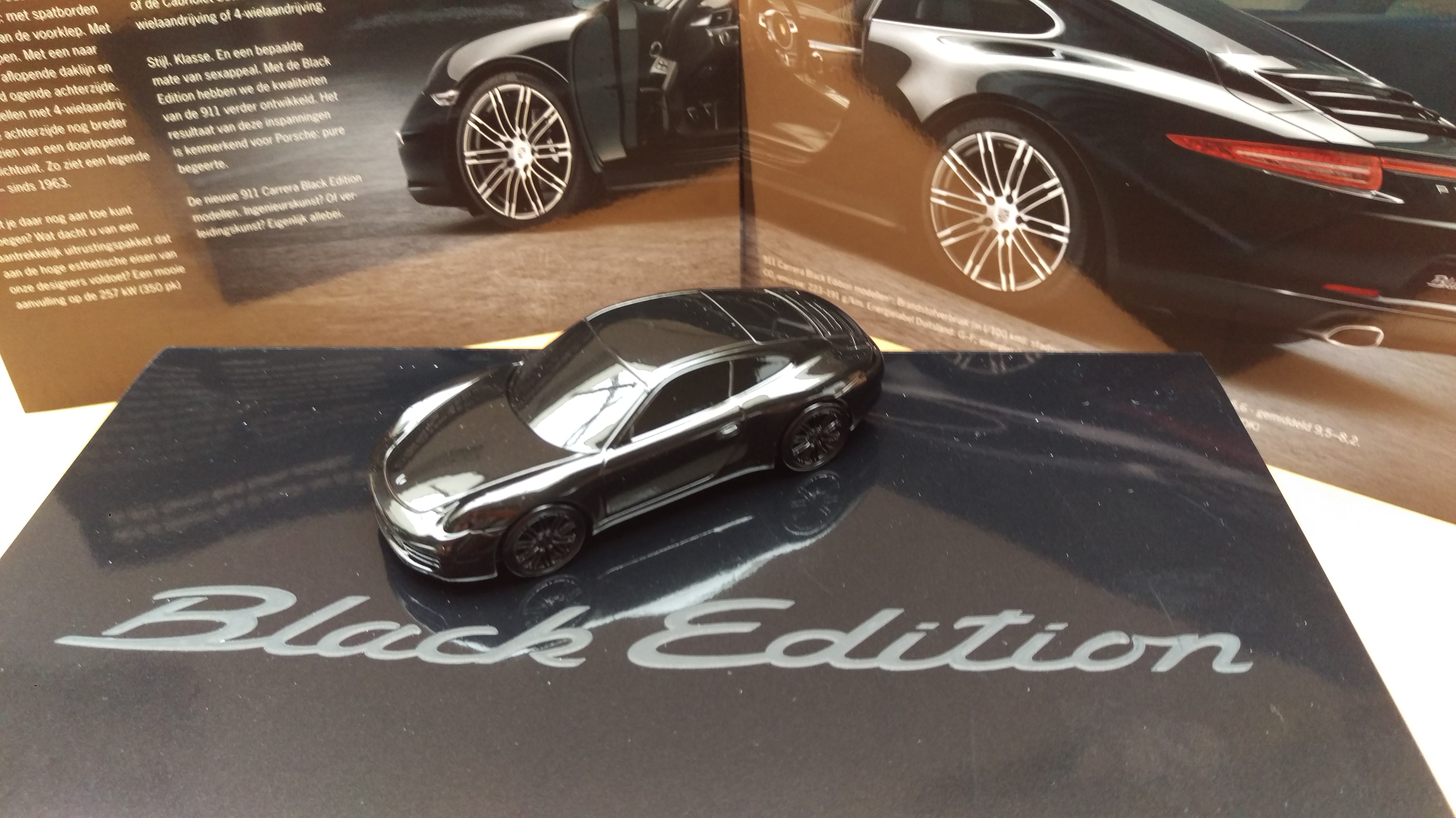 Porsche 991 black edition  - Presse-papier