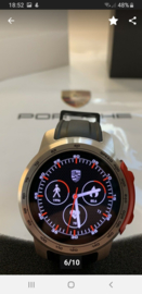 Porsche Smartwatch mit Bluetooth, WiFi, GPS und Fitnessfunktionen-WAP0709010K