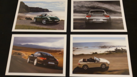 Porsche postcards 911 997 Carrera and Cabrio