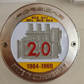 Grill badge - Porsche 911 E/T/L/S/R Aircooled 2.0L 1964/1969 Zuffenhausen