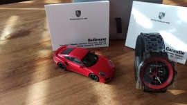 911 Turbo S Classic Chronograaf met modelauto 1:43