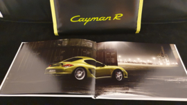 Porsche Cayman R hardcover brochure in VIP folder - 2010