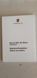 Porsche Postkarten Le Mans Historische Rennplakate