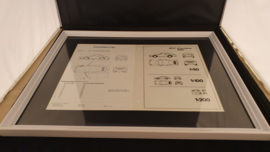 Porsche 911 993 Carrera - original scale drawing and vehicle sizes