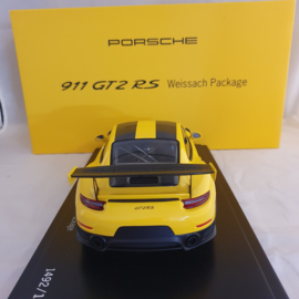 Porsche 991 GT2 RS pack Weissach jaune/noir - WAP0211520J