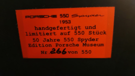 Porsche 550 Spyder 1953 Maßstab 1:43 - handgefertigt Museum Edition