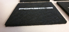 Porsche coasters of felt - Porsche models