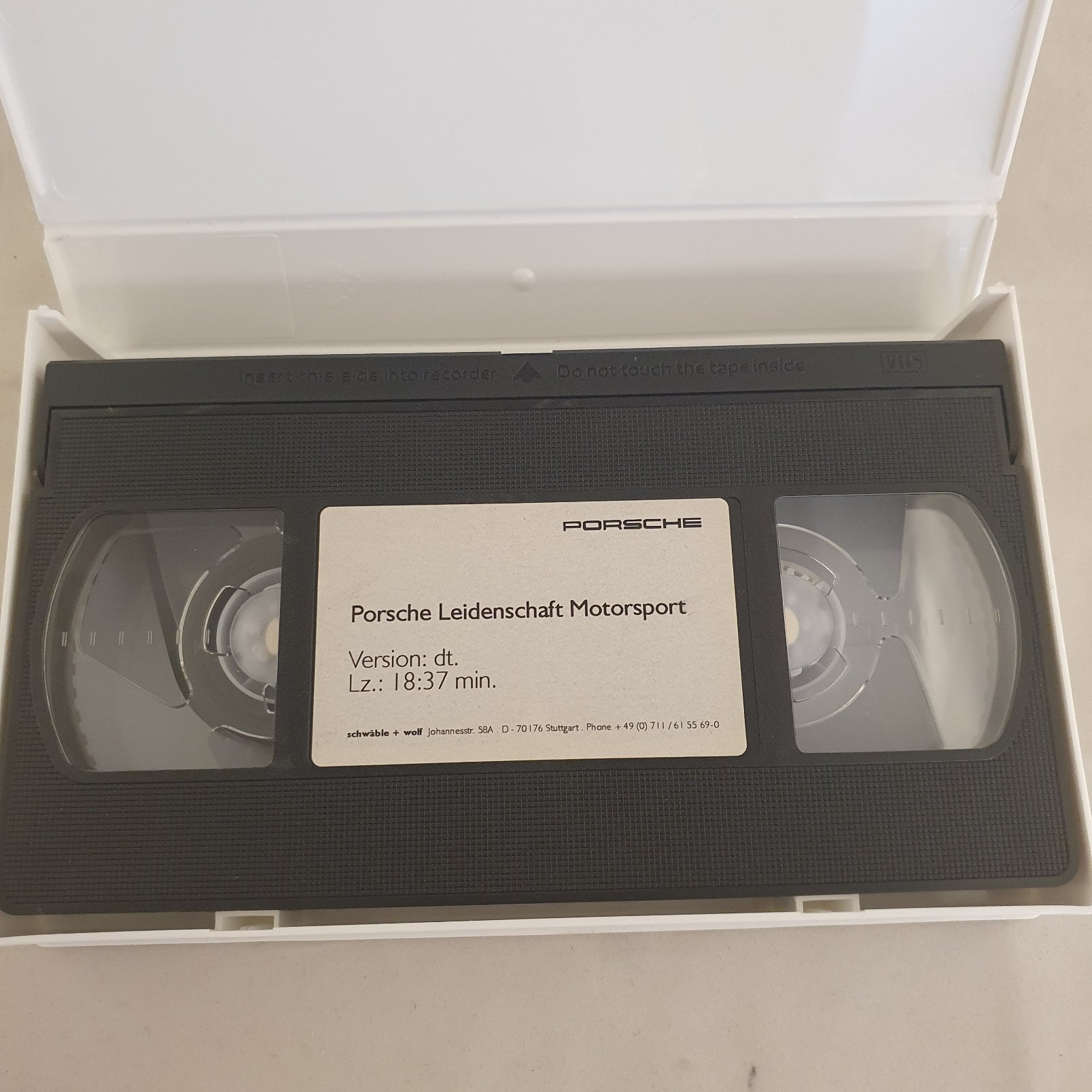 Porsche Passion Motorsport VHS video - Dr. ing. h.c. F. Porsche AG
