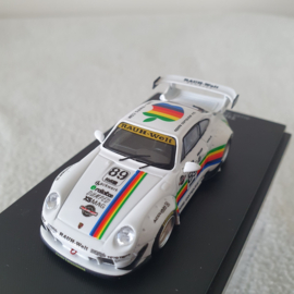 Porsche 911 993 RWB White Apple #89 Time micro 1/64 TM640508b