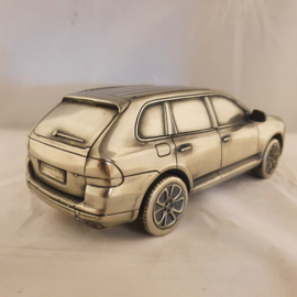 Porsche Cayenne 1:18 - Presse-papier en étain argent