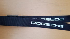 Porsche 70th anniversary lanyard with badge - black