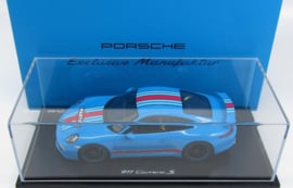 Porsche 991 Carrera S 2013 Riviera blue Martini Racing Design - WAX02100001