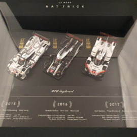 Porsche Box 919 Hattrick Le Mans Limited Edition 1/43 WAP0929190J