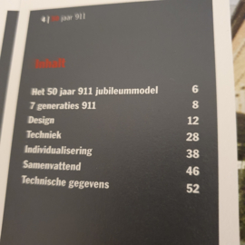 Brochure couverture rigide Porsche 911 50 ans anniversaire 2013 WSLS1401000291