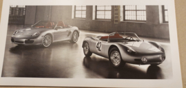 Porsche folding card 718 RS 60 Spyder en Boxster RS 60