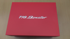 Porsche 718 Boxster owner box with scale model globe