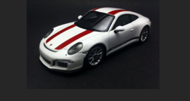 Porsche 911 (991.2) R Wit met rode striping