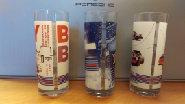 Porsche Set Long Drink Gläser Martini Racing