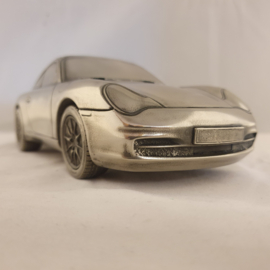 Porsche 911 996 Targa 1:18 - Silver tin paperweight