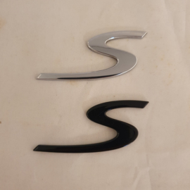 Porsche embleem "S" 6,5 cm
