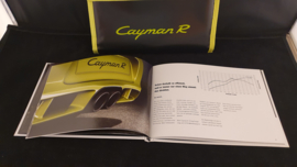 Porsche Cayman R hardcover brochure in VIP map - 2010