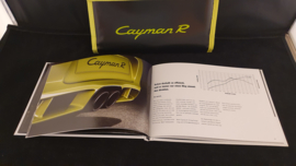 Porsche Cayman R hardcover broschüre im VIP Mappe - 2010