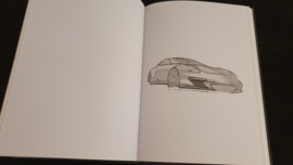 Porsche 911 Carrera Notitieboek A5 - Zwart kunstleer