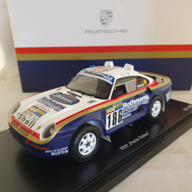 Porsche 959 #186 Winner Rally Paris-Dakar 1986 Rothmans 1/18 Spark - WAP0219590NRLL