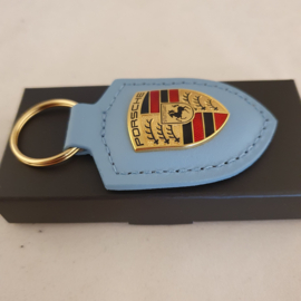 Porsche sleutelhanger met Porsche embleem - frozen blue WAP0500310NWSA