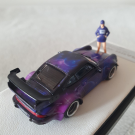 Porsche 911 964 RWB Star pourpre Time micro 1/64