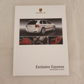 Porsche Exclusive Cayenne Hardcover Brochure 2009 - DE WVK61221009