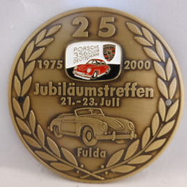 Plakette - Porsche 356 Club Deutschland - Jubiläumstreffen Fulda 2000