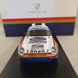Porsche 959 #186 Winner Rally Paris-Dakar 1986 Rothmans 1/18 Spark - WAP0219590NRLL