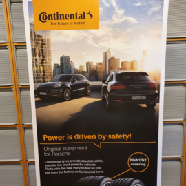 Porsche Continental - Rollup banner in cassette 200x105 cm