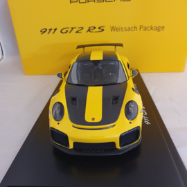 Porsche 991 GT2 RS pack Weissach jaune/noir - WAP0211520J