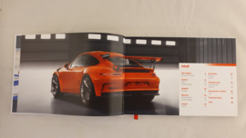 Porsche 911 991 GT3 RS brochure reliée 2015 - DE