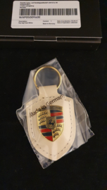 Porsche Schlüsselanhänger mit Porsche Emblem - Carrera weiß WAP0500960E