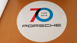 Porsche 70 Ans autocollant Anniversaire